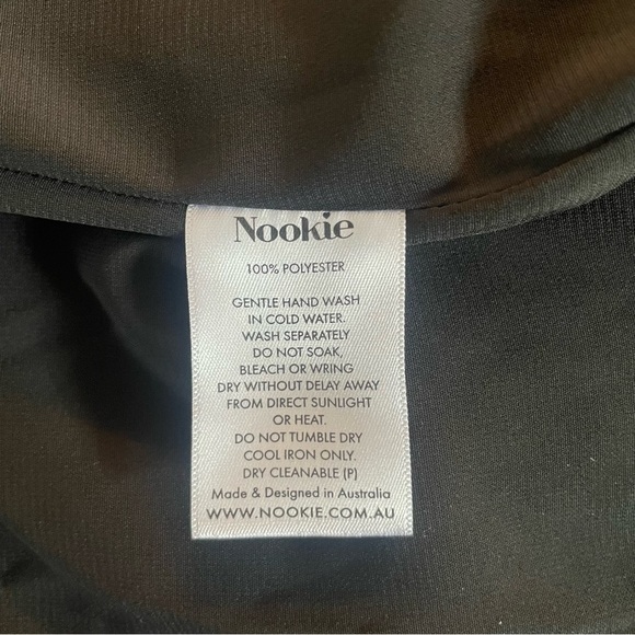 New! Nookie Simone Floral Print Frill Asymmetrical Maxi Dress 37677 - Picture 9 of 12